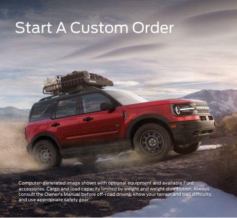 Start a custom order | Bonanza Ford, Inc. in Wray CO