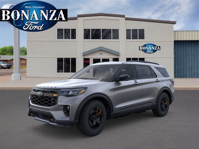 2026 Ford Explorer Tremor in Carbonized Gray Metallic — front three-quarter view
